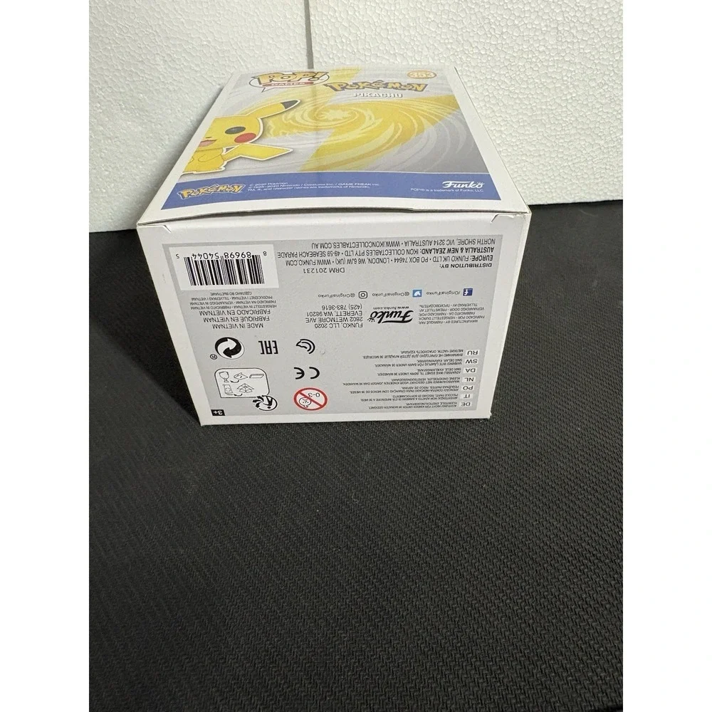 Funko Pop Pokémon Pikachu Silver 25th Anniversary #353